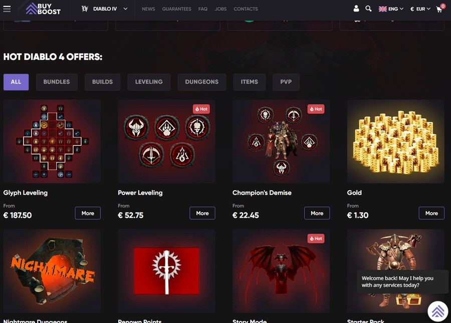 Buyboost Diablo IV Boosting Services